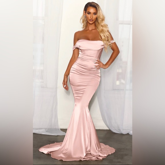 Corset Gown- Blush - Picture 2 of 4